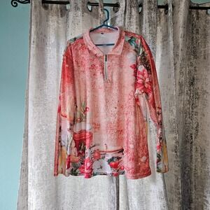 XXL Colorful 1/4 Zip Pullover